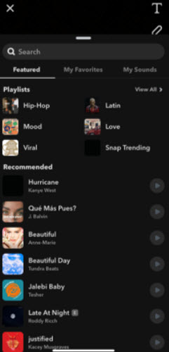 Music Icon of Snapchat