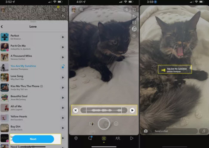 Start Recording in Snapchat