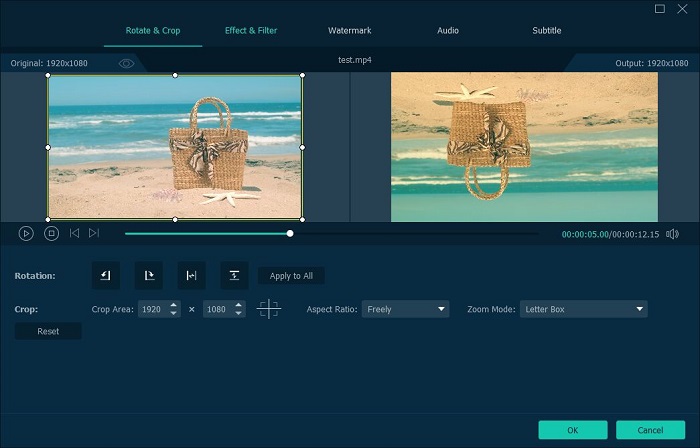 Rotate Crop Video VideoSolo