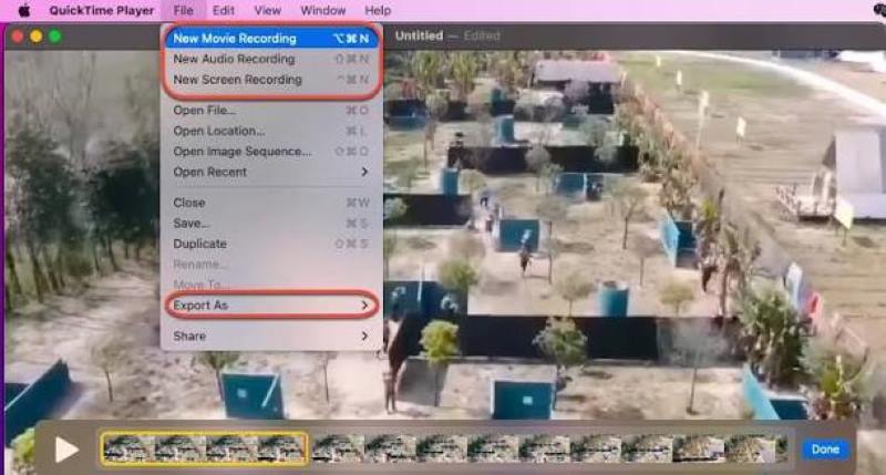 QuickTime Player Record Screen