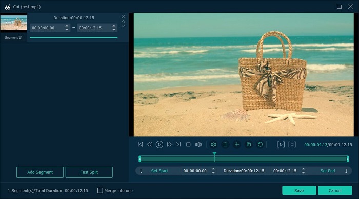 Videosolo Video Converter Ultimate Cut Video