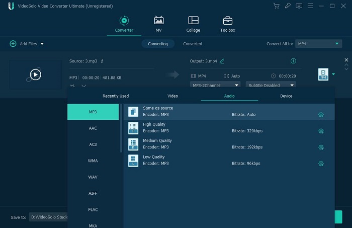 Video Converter Ultimate Audio Output