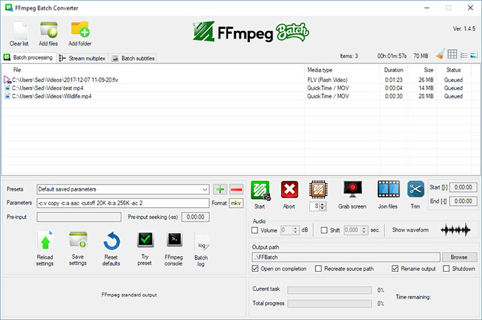 FFmpeg Batch Converter