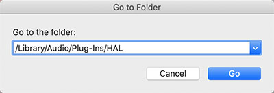 Go to Folder on Mac