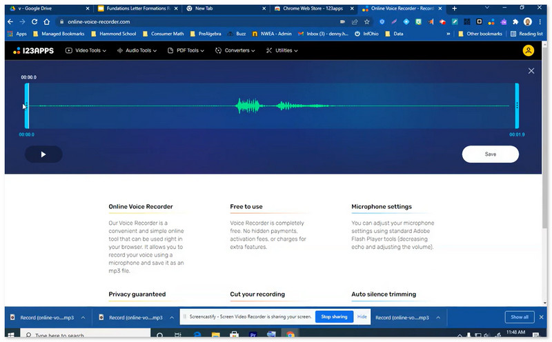 123Apps Record Audio