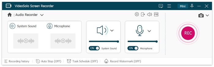 Audio Recorder VideoSolo