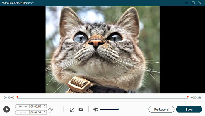 Preview Video Recording Screen