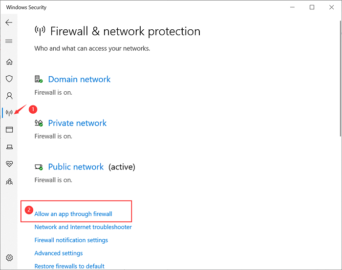 Windows Firewall and Network Protection