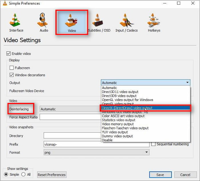 VLC DirectX