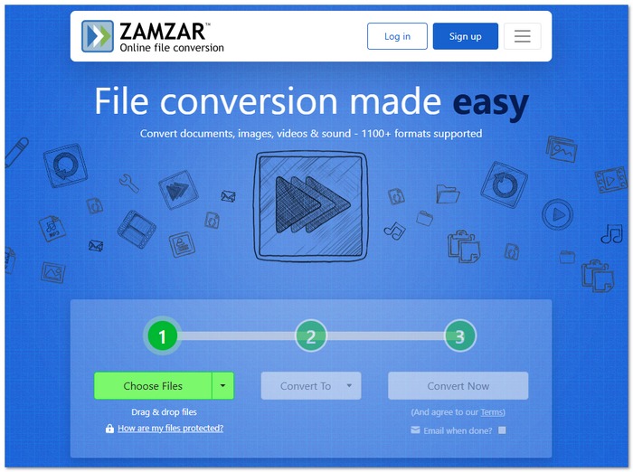 Zamzar Converter Online