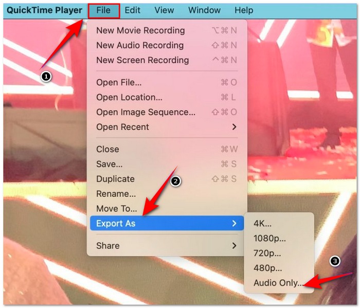 Select Audio Only