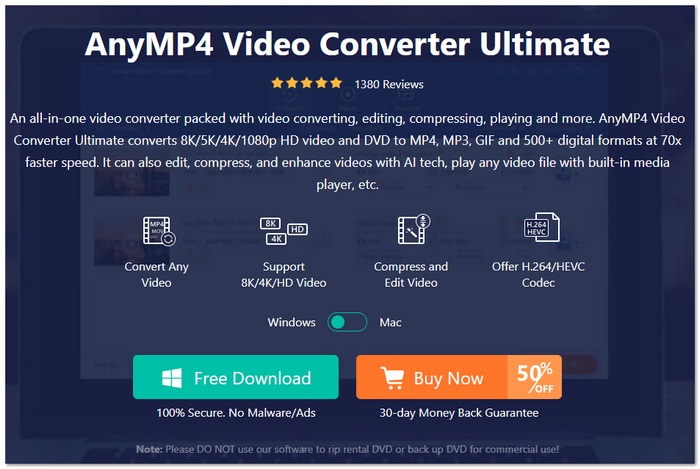 Anymp4 Video Converter Mp4 To Mkv