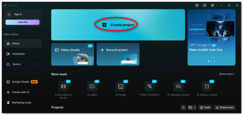 Create A Project