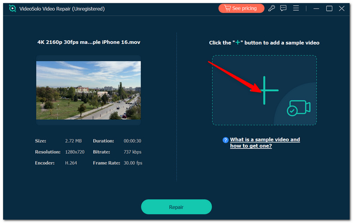 Add Sample Video