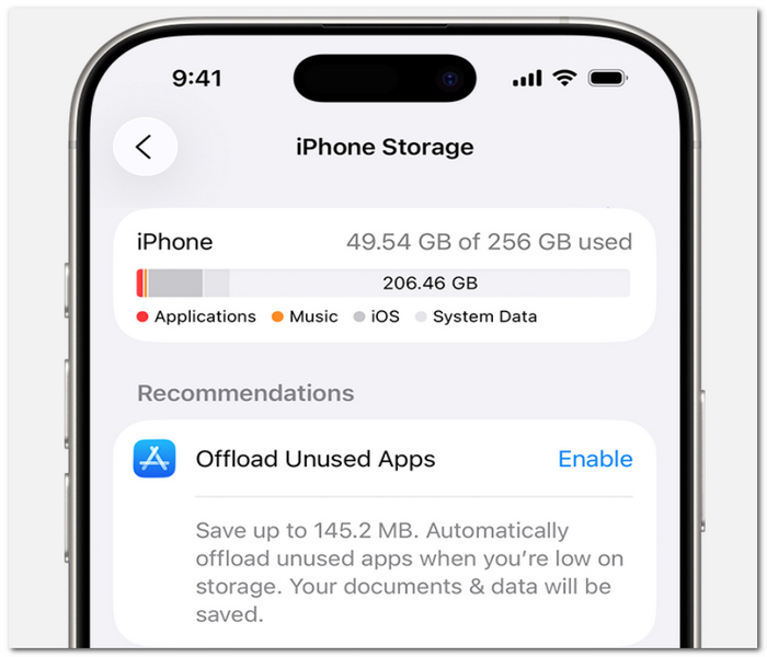Check Iphone Storage Settings