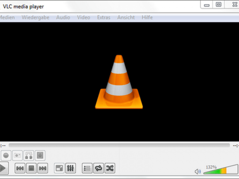 Hauptoberfläche von VLC