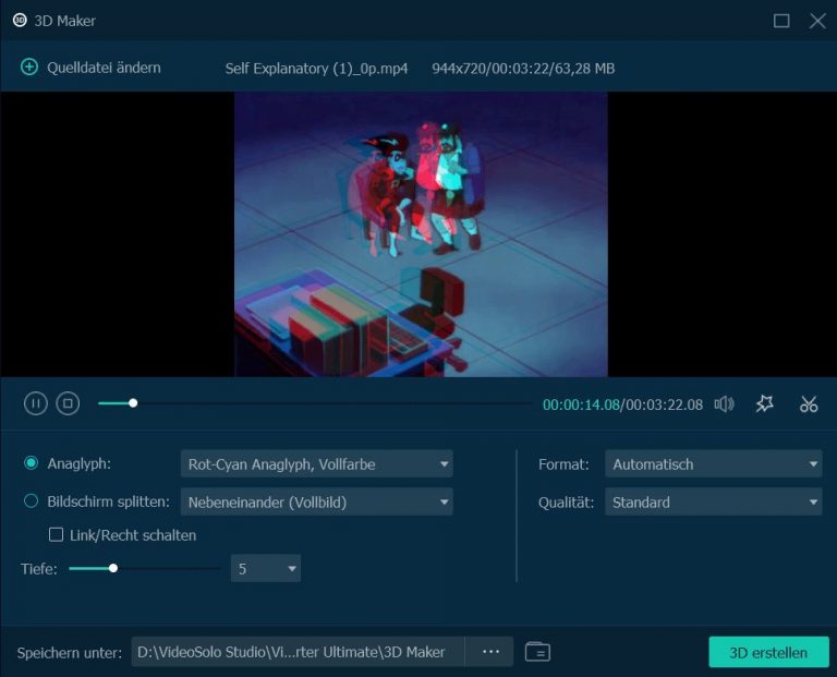 3D-Video erstellen