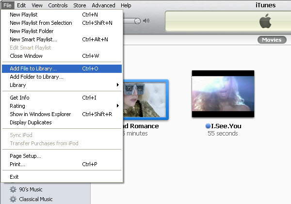 Sync File to iPod