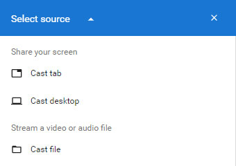 cast file chromecast