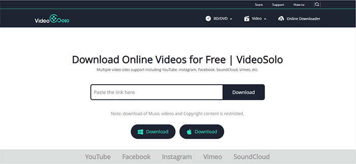 Téléchargement vidéo en ligne