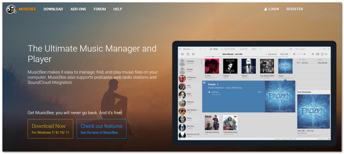 MusicBee Audio Player Windows