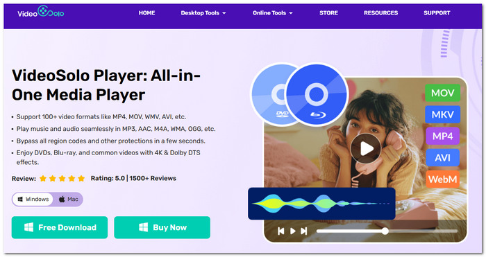 VideoSolo Audio Player Windows