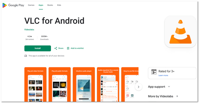 VLC Music Player For Android
