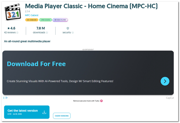 MPC-HC DAT Audio Player