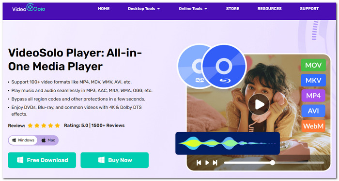 VideoSolo Player Interface