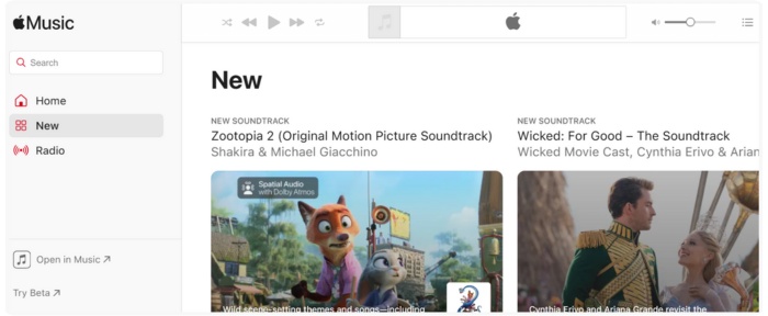 Apple Music Player Online
