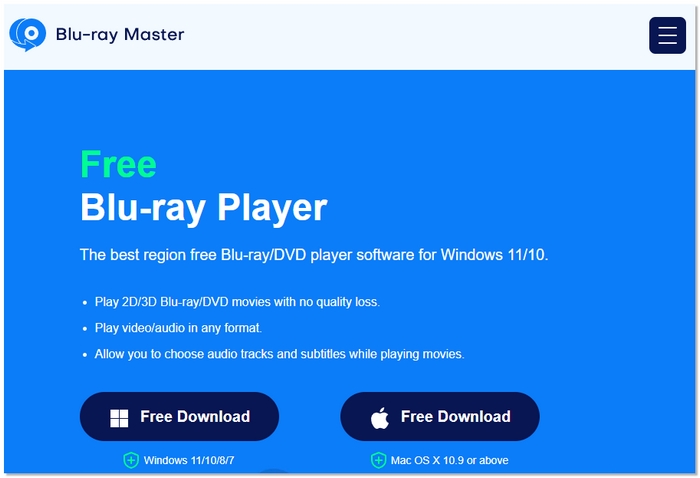 Free 4k Blu Ray Player