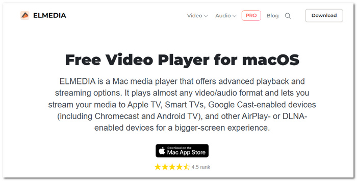 Elmedia Player AVI Video Player