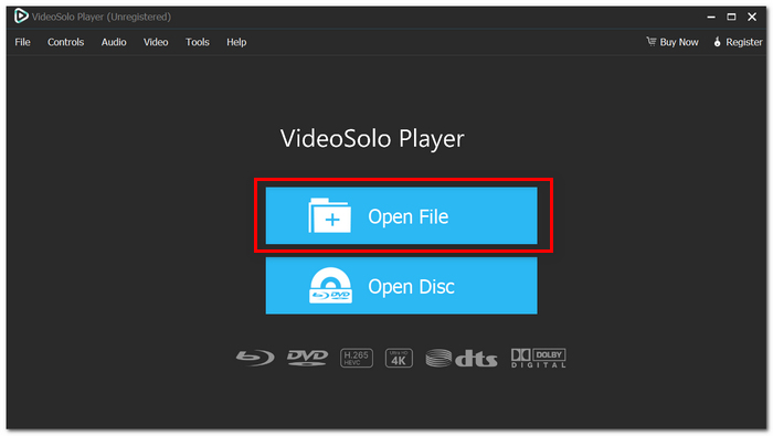 Select Open File