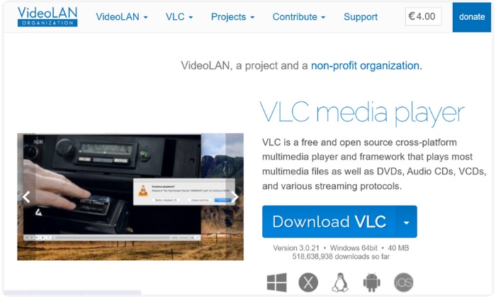 VLC Media Player Blu Ray