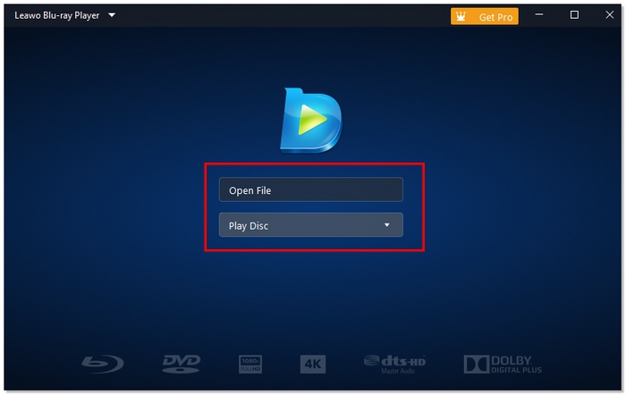 Click Open File Or Disc