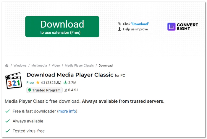 Media Player Classic Download
