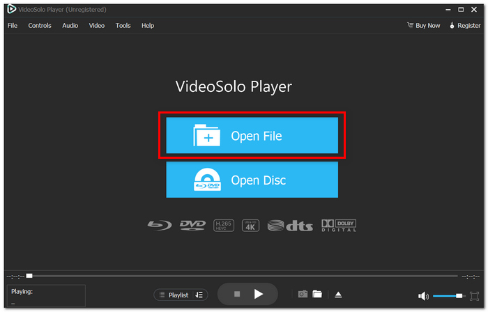 Click Open File
