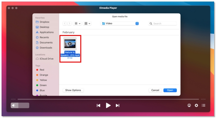 Open The Blu Ray File