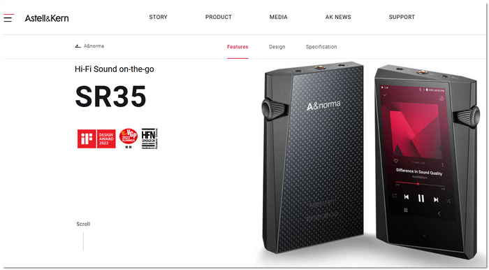 Astell And Kern And Morma Sr35