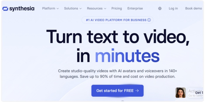 Synthesia URL Video Player