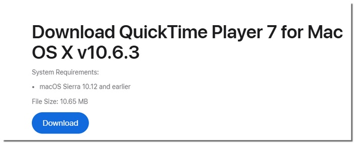Quicktime Player Video