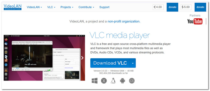 VLC Media Player VR Video