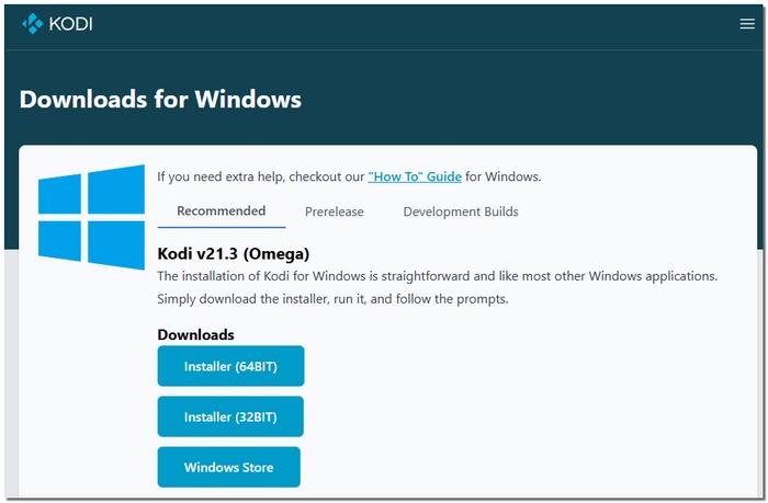 Kodi Windows Media Player