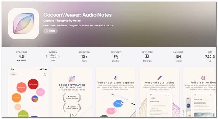 Cocoonweaver Audio Iphone Recorder