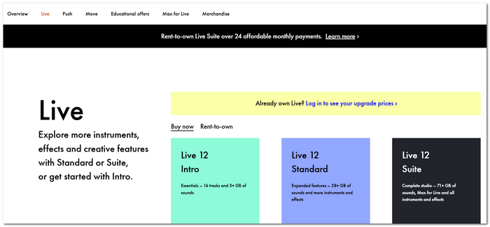 Ableton Live Music Recording Software