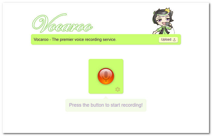 Vocaroo Online Voice Recorder