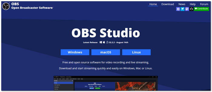 Obs Studio Video Recording Software