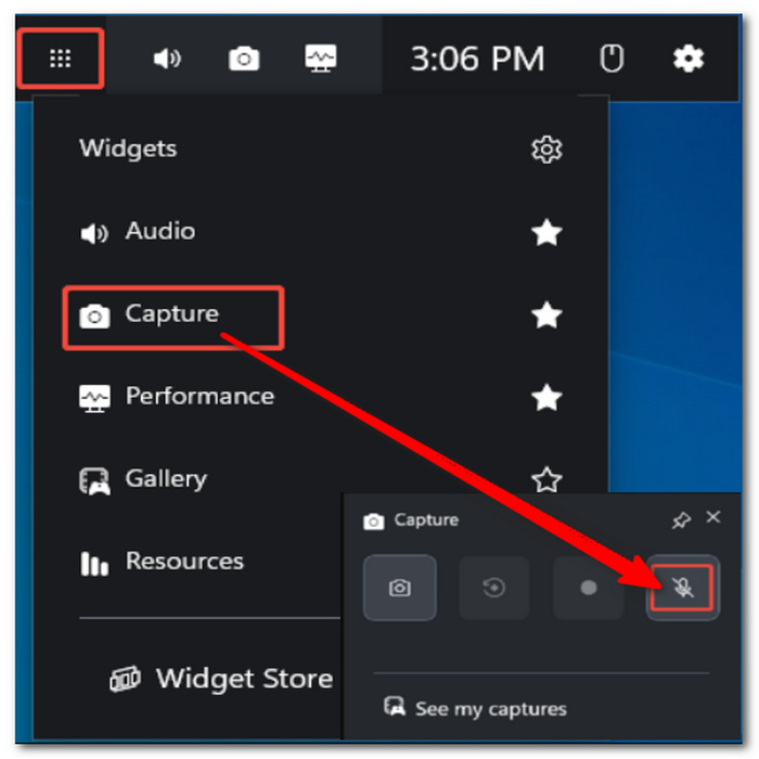 Open Capture Widget