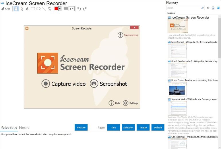 Icecream Screen Recorder
