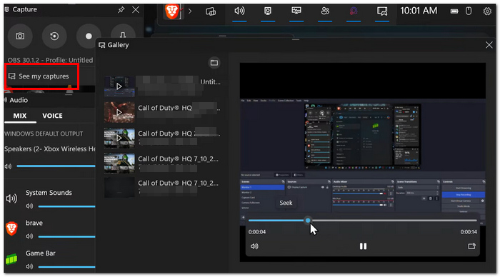 Check Save Recorder In Captures